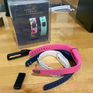 Smart Buddie Activity Tracker with Bands and Charger